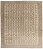 11 x 12 Distressed Beige Antique Persian Malayer Rug 61529