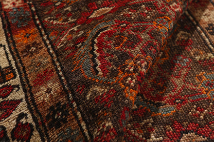 3 x 6 Earth-Tone Antique Persian Malayer Rug 79308