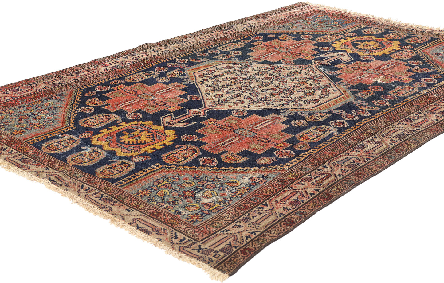4 x 6 Antique Persian Malayer Rug 79173
