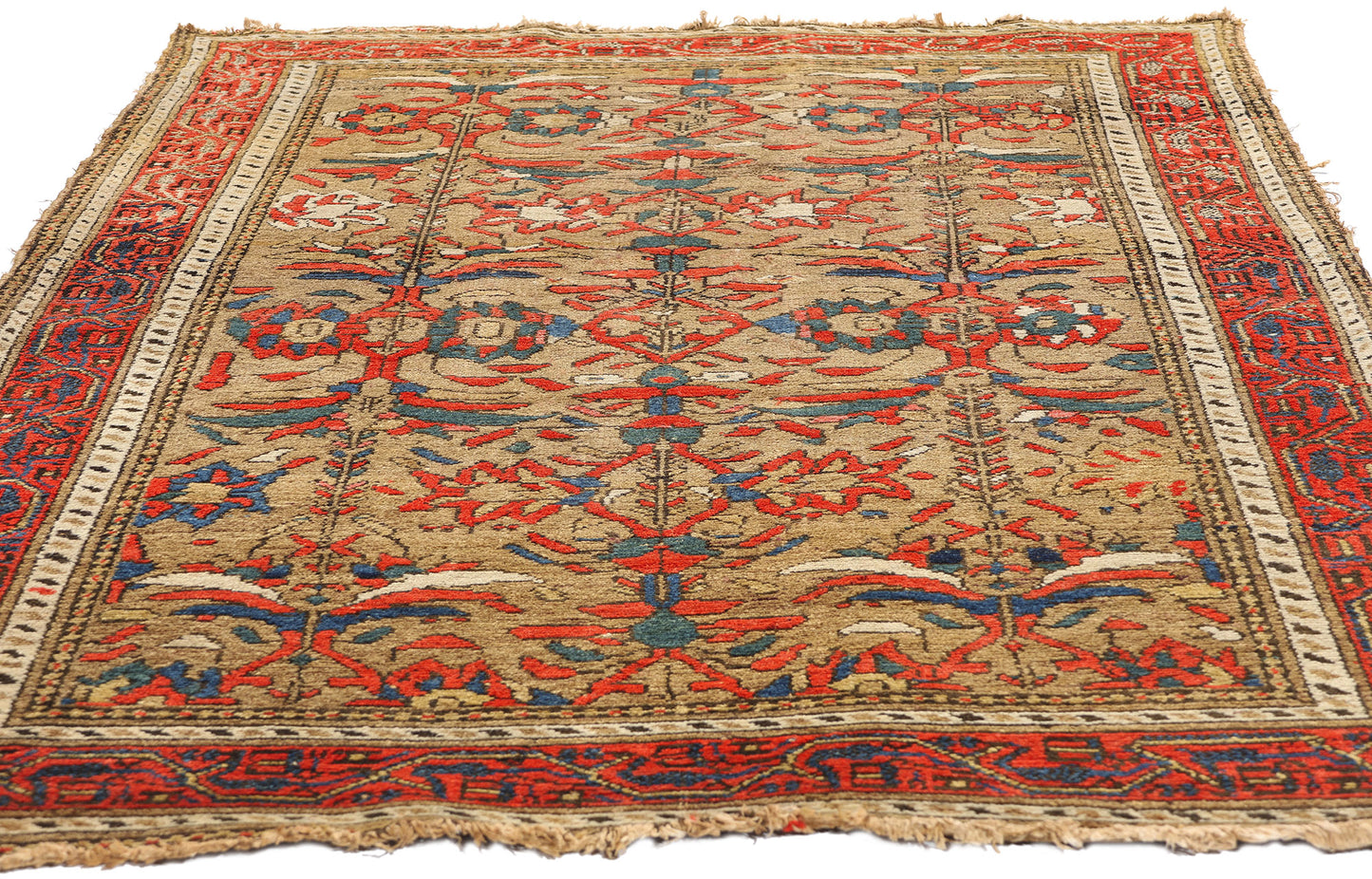 4 x 7 Antique Persian Malayer Rug 79214
