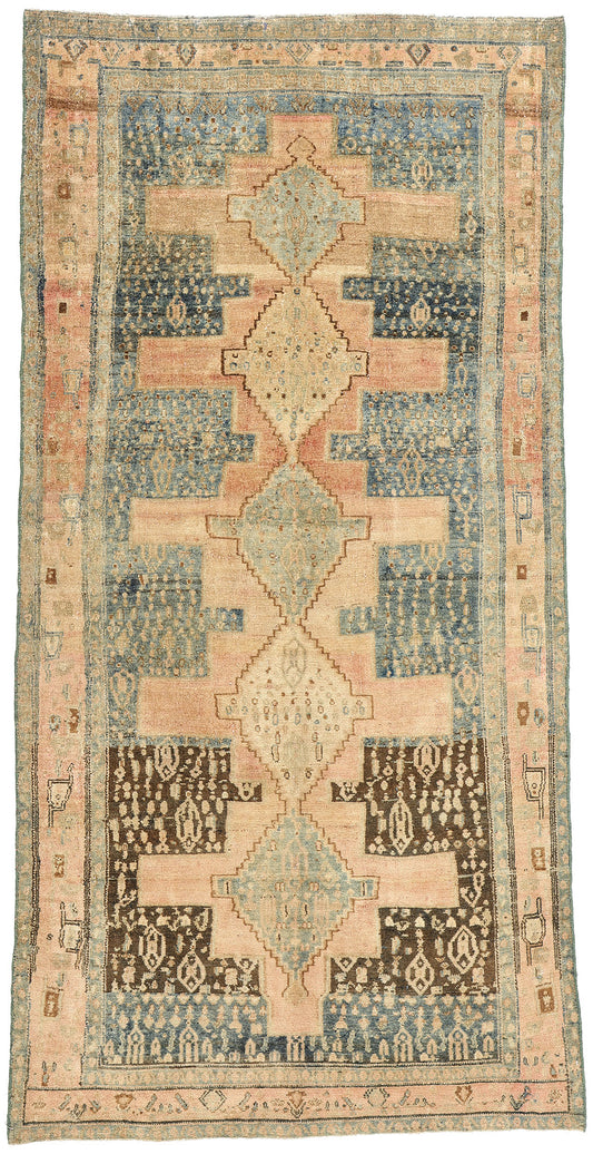 4 x 8 Antique Persian Malayer Rug 61265