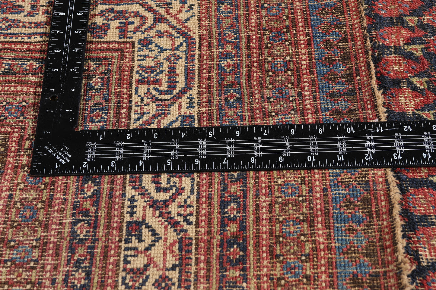 5 x 13 Navy Blue Antique Persian Malayer Rug 79324