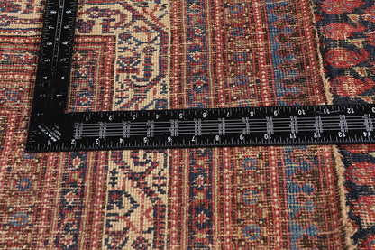 5 x 13 Navy Blue Antique Persian Malayer Rug 79324