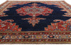 9 x 11 Navy Blue Antique Persian Malayer Rug 61504