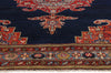 9 x 11 Navy Blue Antique Persian Malayer Rug 61504