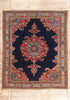 9 x 11 Navy Blue Antique Persian Malayer Rug 61504