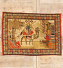 4 x 6 Antique Persian Afshar Pictorial Rug 79287