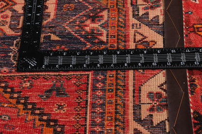 6 x 9 Red Antique Persian Qashqai Rug 61428