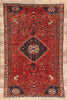 6 x 9 Red Antique Persian Qashqai Rug 61428