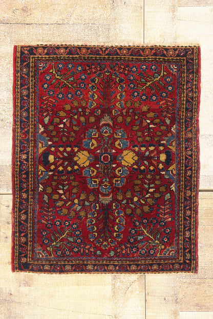 2 x 2 Antique Persian Sarouk Rug 79241