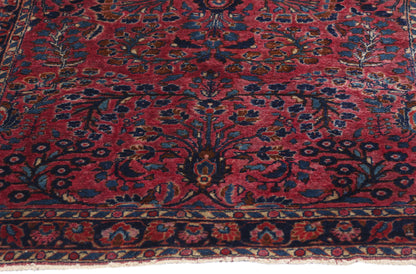 3 x 5 Antique Persian Sarouk Rug 79012