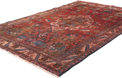 4 x 7 Antique Persian Bakhtiari Rug 77685