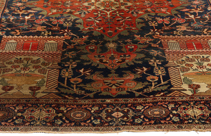 4 x 7 Antique Persian Sarouk Farahan Rug 79331