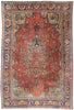 9 x 13 Red Antique Persian Farahan Rug 73477