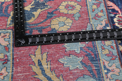 9 x 13 Antique Persian Sarouk Rug 79227