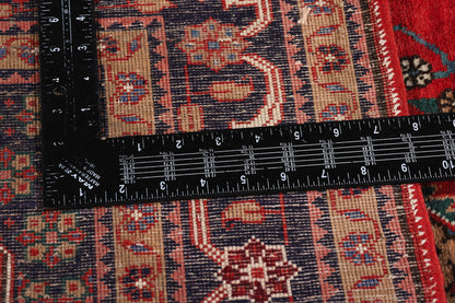 4 x 13 Antique Red Persian Senneh Rug 90030