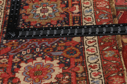 11 x 15 Red Antique Persian Serapi Rug 79290