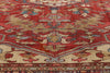 11 x 15 Red Antique Persian Serapi Rug 79290