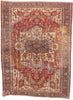 11 x 15 Red Antique Persian Serapi Rug 79290