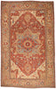 16 x 25 Late 19th Century Antique Persian Serapi Rug 78708
