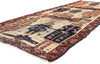 5 x 12 Beige Antique Persian Shiraz Pictorial Rug 61538