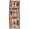5 x 12 Beige Antique Persian Shiraz Pictorial Rug 61538