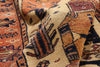 5 x 13 Beige Antique Persian Shiraz Pictorial Rug 61539