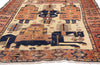 5 x 13 Beige Antique Persian Shiraz Pictorial Rug 61539