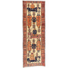 5 x 13 Beige Antique Persian Shiraz Pictorial Rug 61539