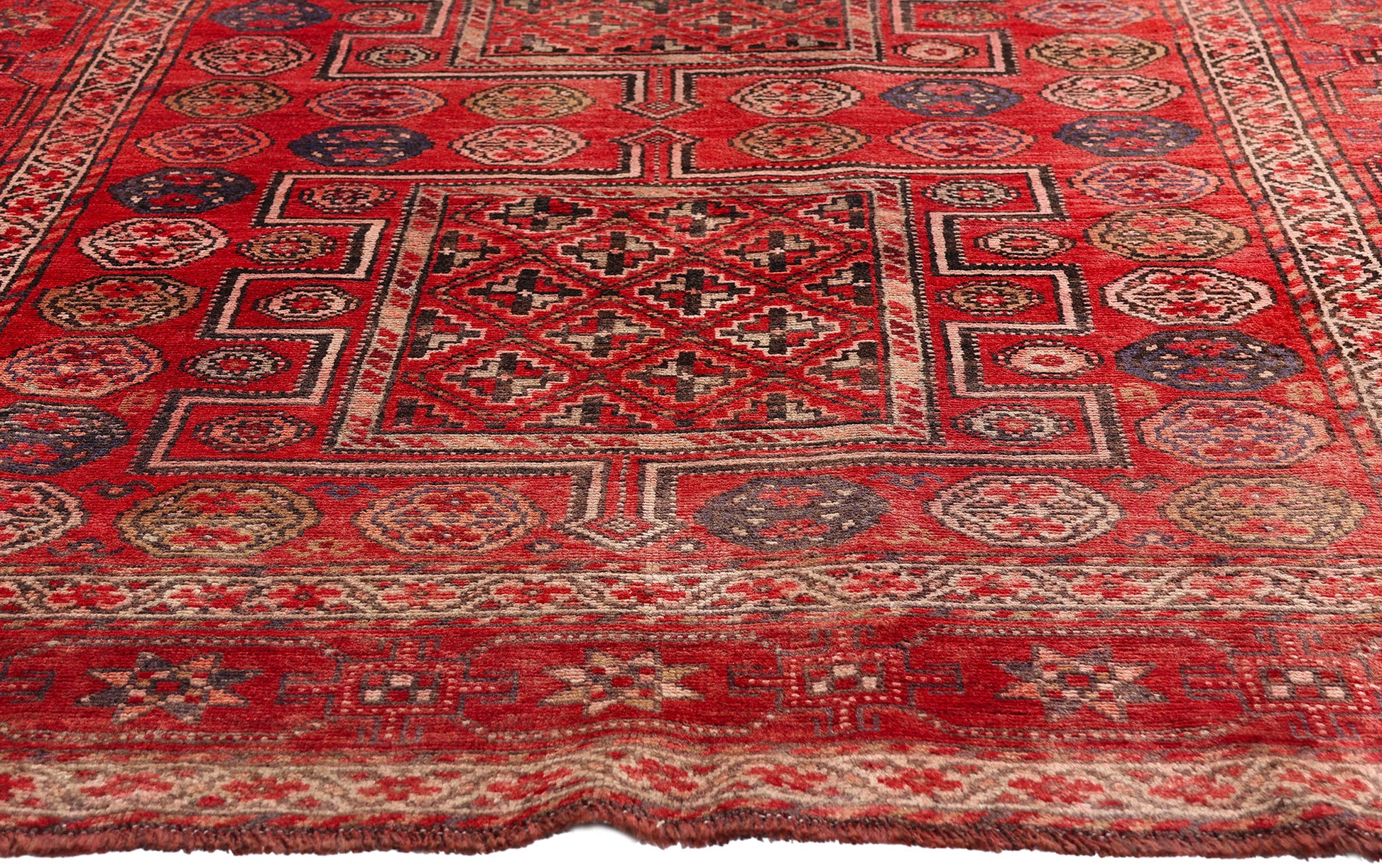 6 x 10 Red Antique Persian Shiraz Rug 61426