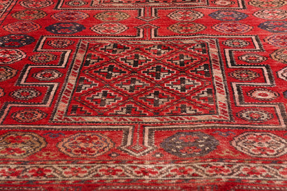 6 x 10 Red Antique Persian Shiraz Rug 61426