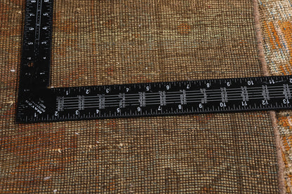 9 x13 Orange Antique Persian Shiraz Rug 61528