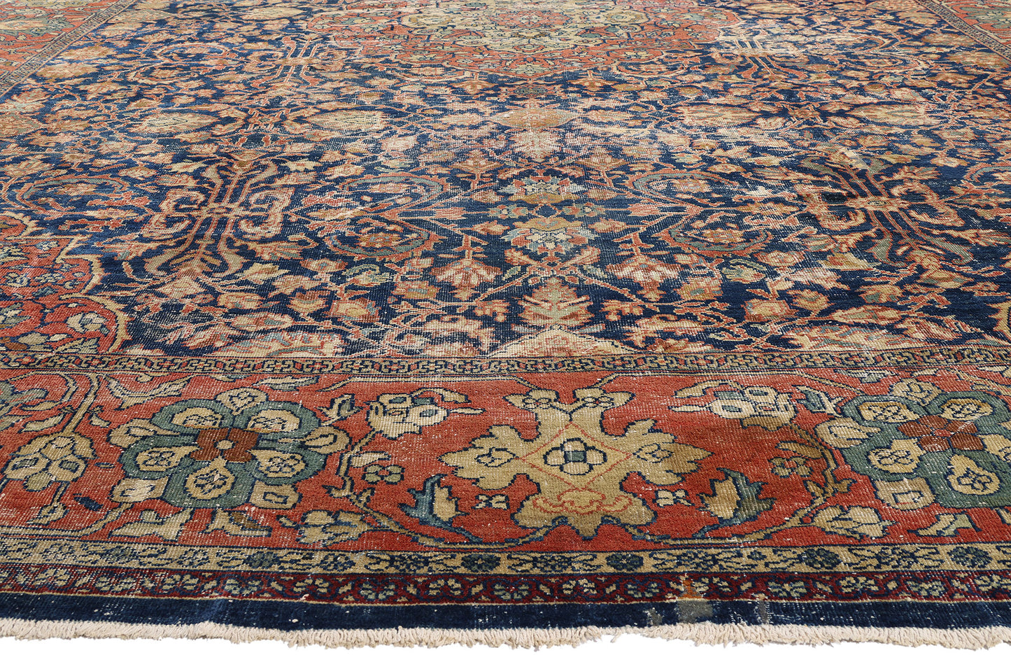 14 x 19 Antique Persian Sultanabad Rug 79228