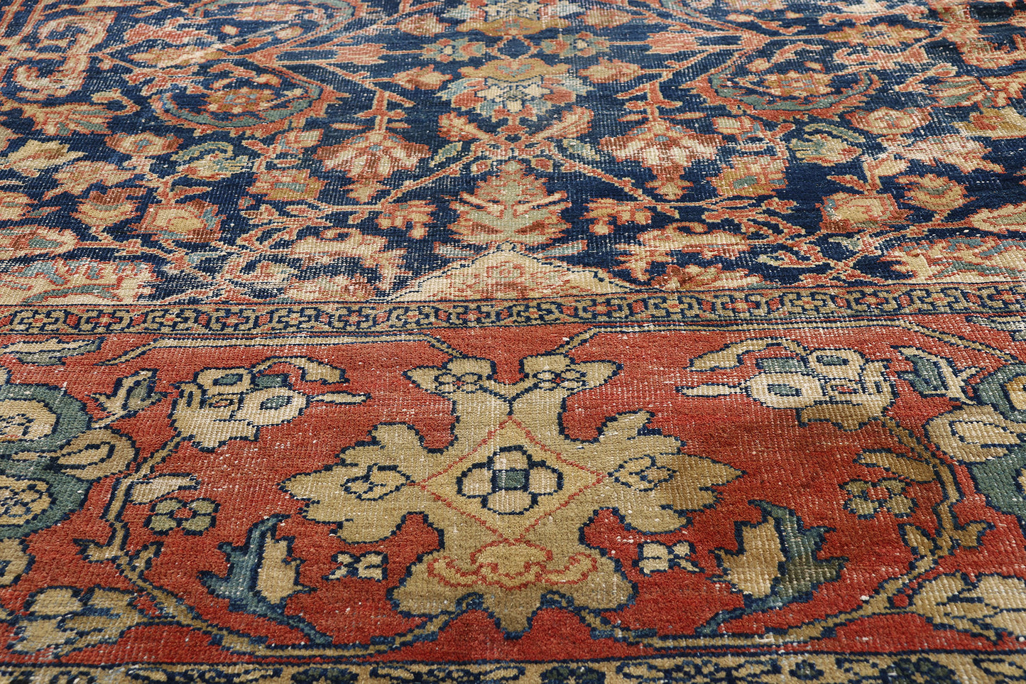 14 x 19 Antique Persian Sultanabad Rug 79228