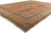 10 x 12 - Brown Antique Persian Tabriz Rug - 73538