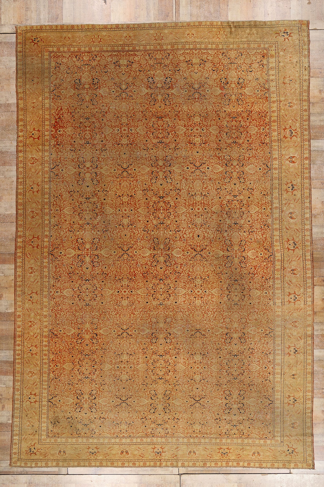 11 x 16 Haji Jalili Antique Persian Tabriz Rug 79233