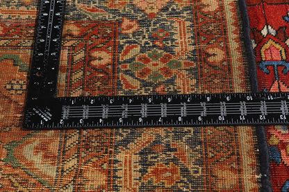 4 x 7 Navy Blue Antique Persian Tabriz Rug 79328