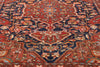 4 x 7 Navy Blue Antique Persian Tabriz Rug 79328