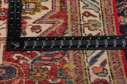 7 x 9 Antique Persian Tabriz Rug 79262