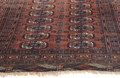 4 x 5 Antique Persian Turkoman Rug 79172