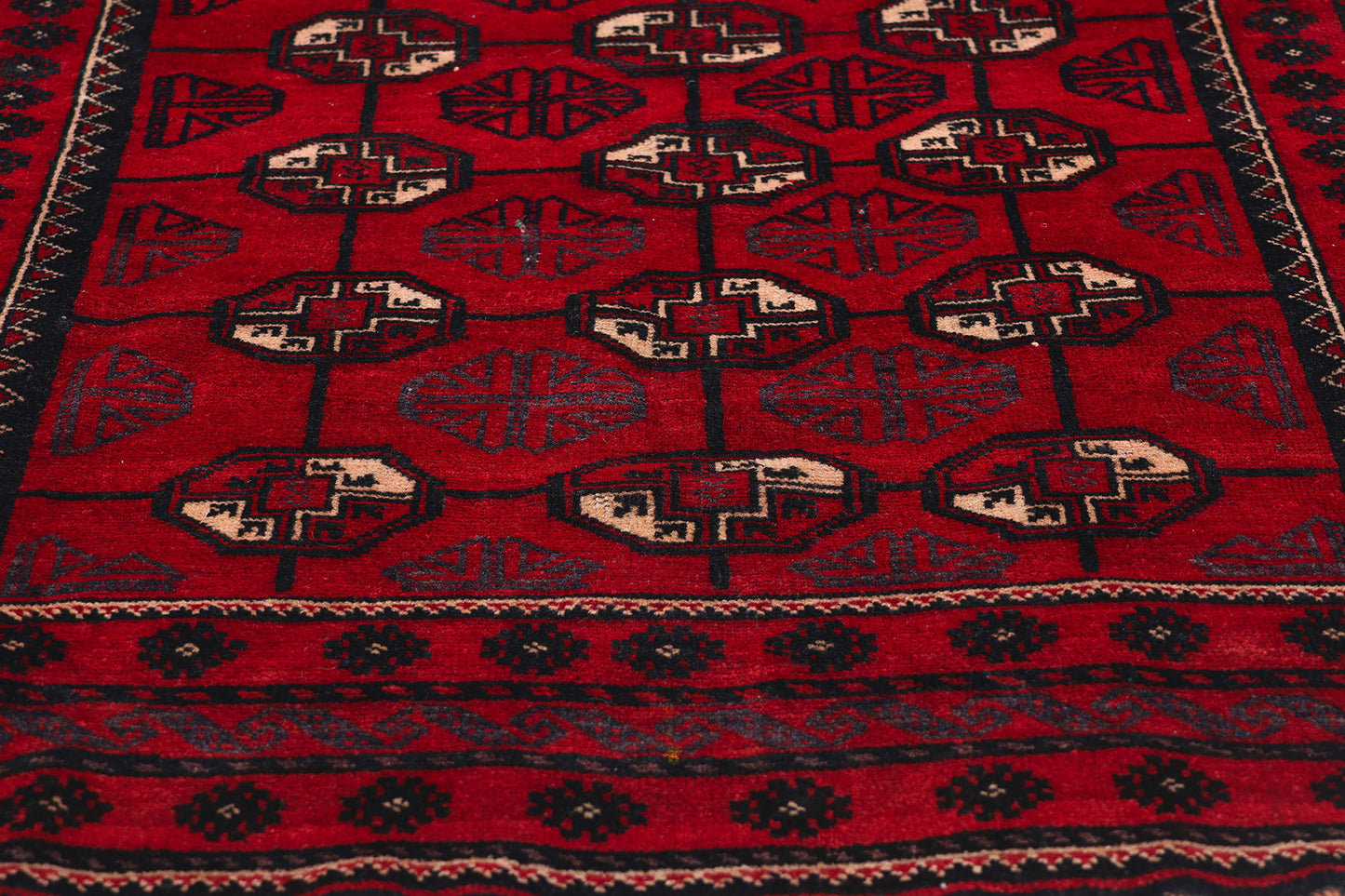 4 x 7 Antique Persian Turkoman Rug 79164