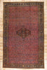 13 x 21 Antique Pink Persian Hamadan Rug 78339