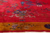 9 x 11 Antique Red Chinese Art Deco Rug 79219