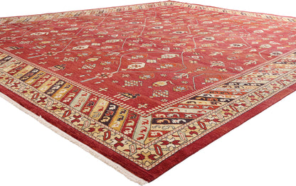 12 x 15 Antique Turkish Oushak Rug 79254