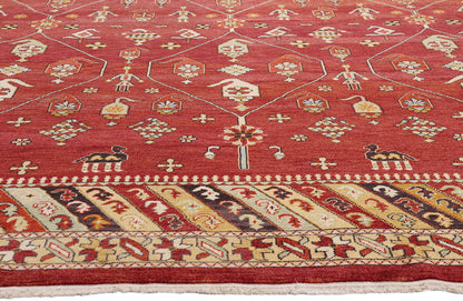 12 x 15 Antique Turkish Oushak Rug 79254