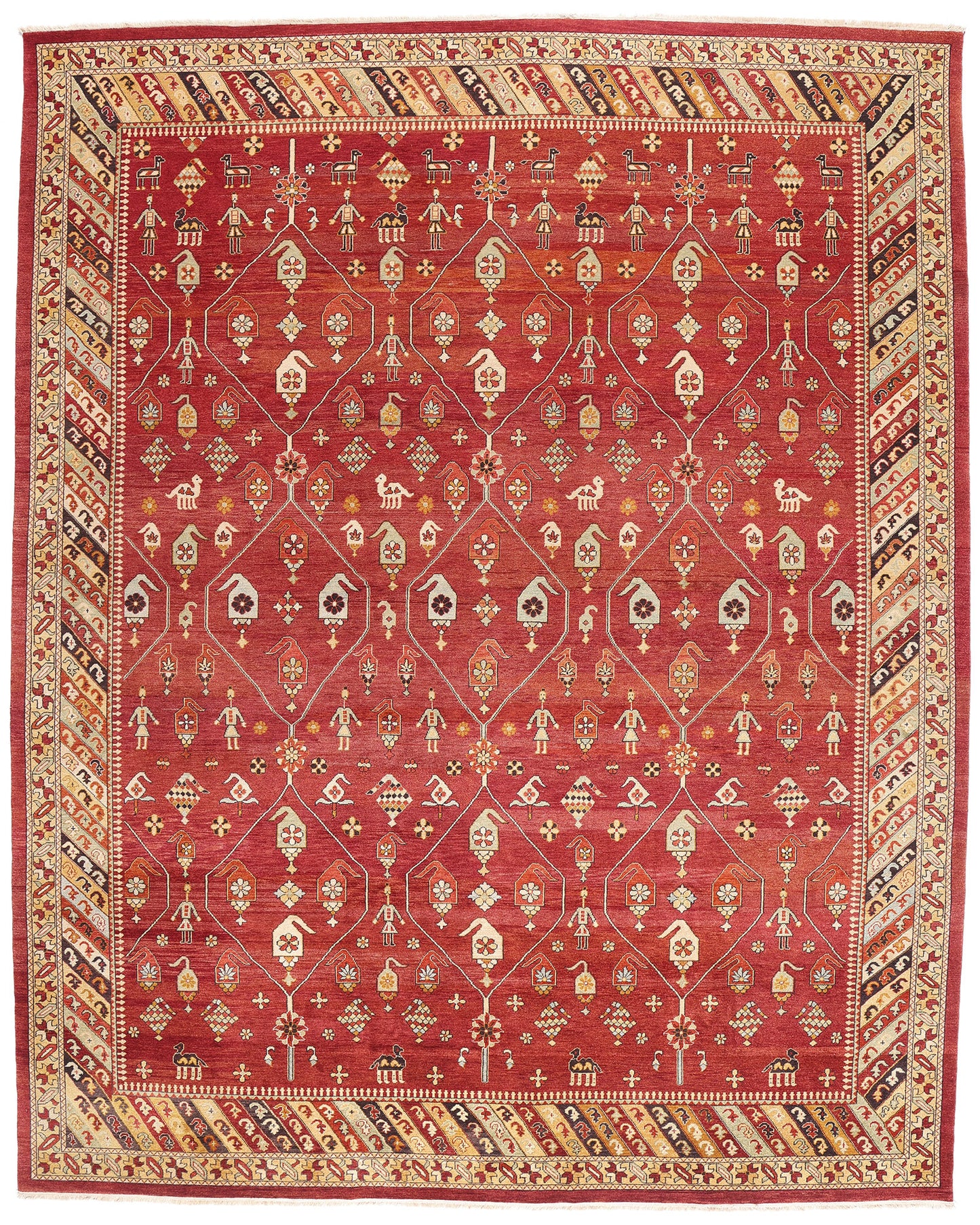 12 x 15 Antique Turkish Oushak Rug 79254