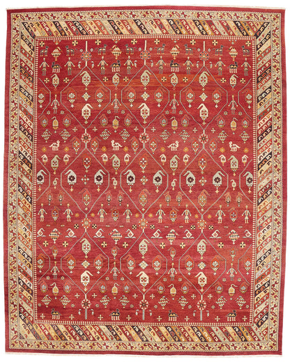 12 x 15 Antique Turkish Oushak Rug 79254