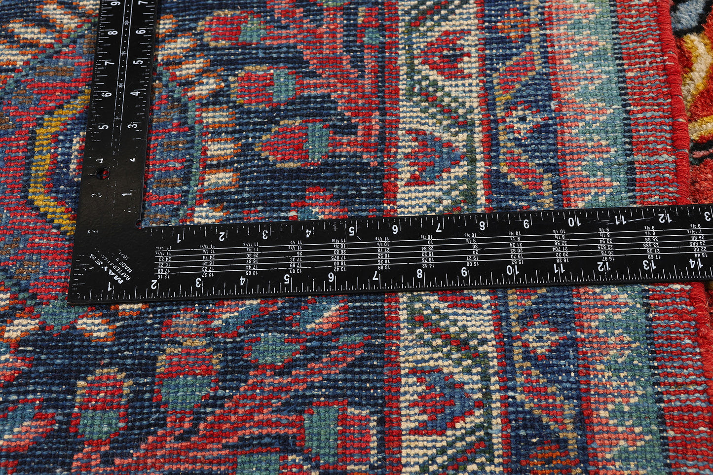 14 x 17 Antique Red Persian Mahal Rug 79269