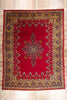 13 x 17 Antique Red Persian Mashhad Rug 79183