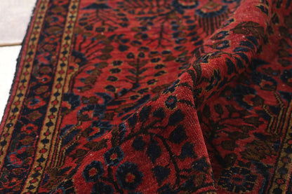 2 x 5 Antique Persian Sarouk Rug 79201